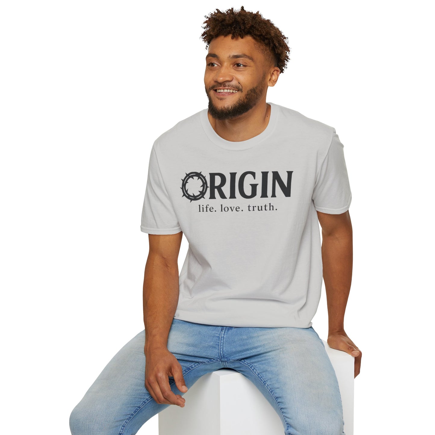 ORIGIN - life, love, truth - Inspirational Softstyle Tee