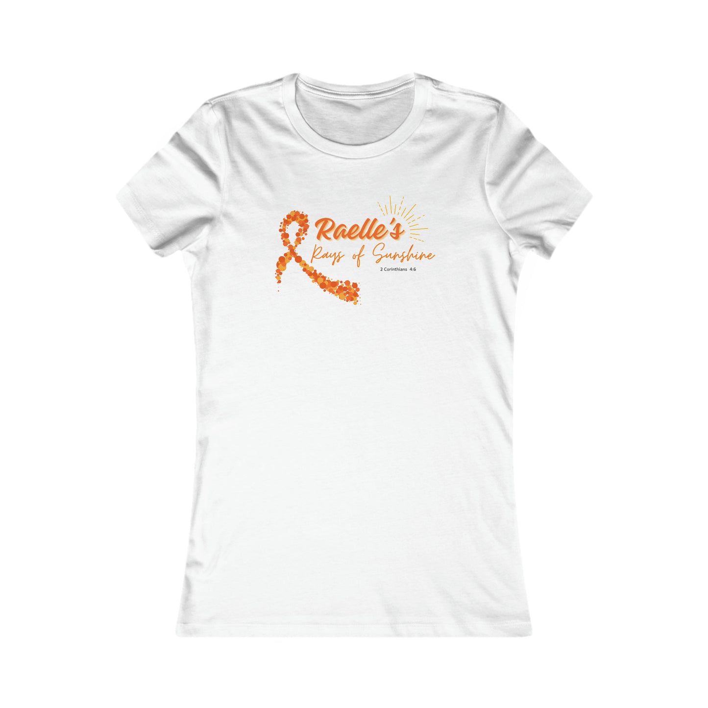 Raelle's Ray of Sunshine (Women's) Bella Canvas Favorite Tee (FREE SHIPPING)