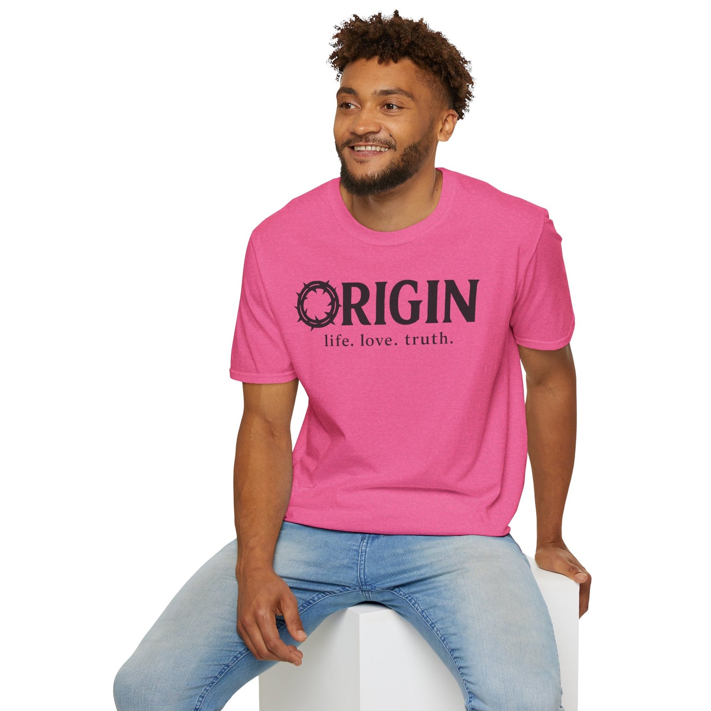 ORIGIN - life, love, truth - Inspirational Softstyle Tee