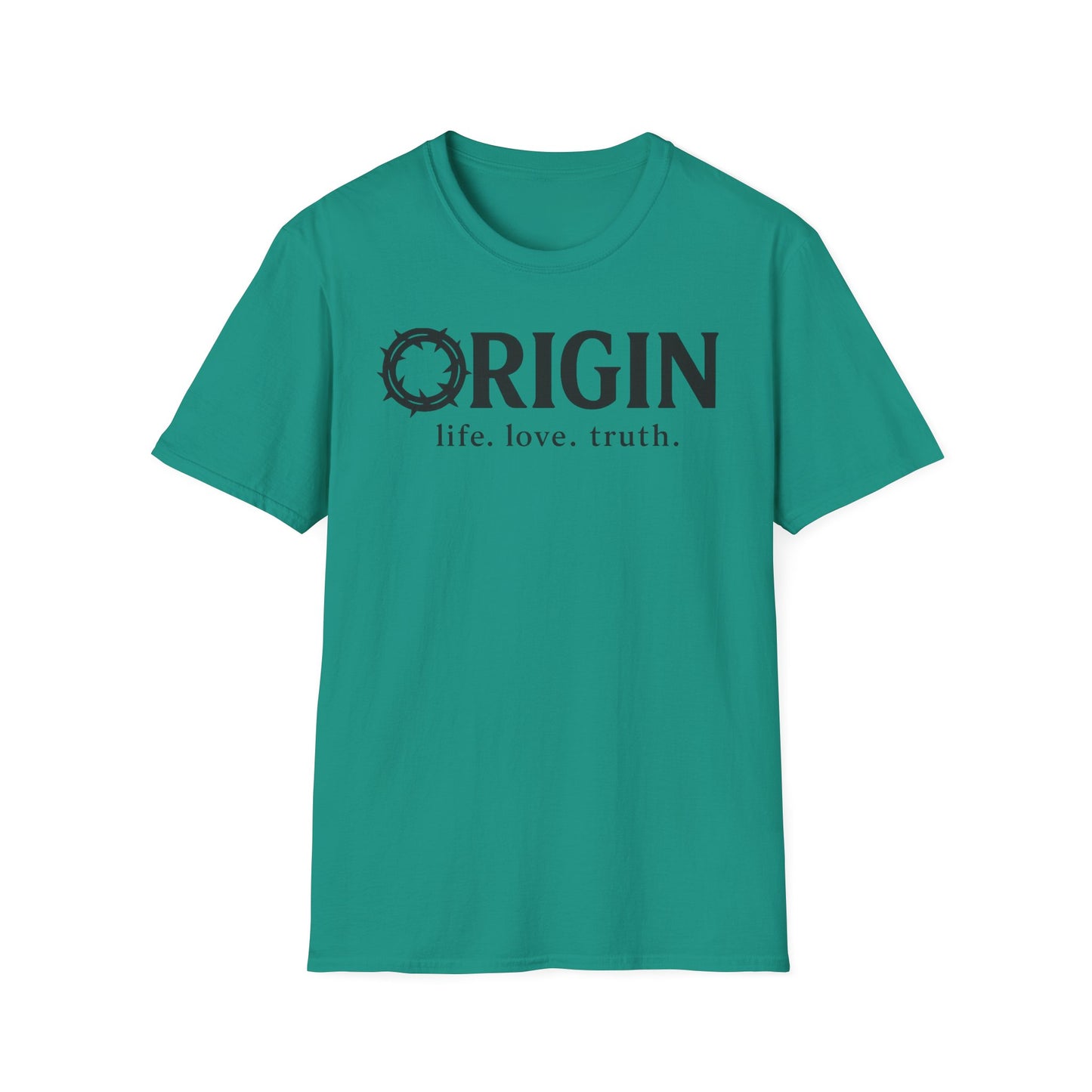 ORIGIN - life, love, truth - Inspirational Softstyle Tee