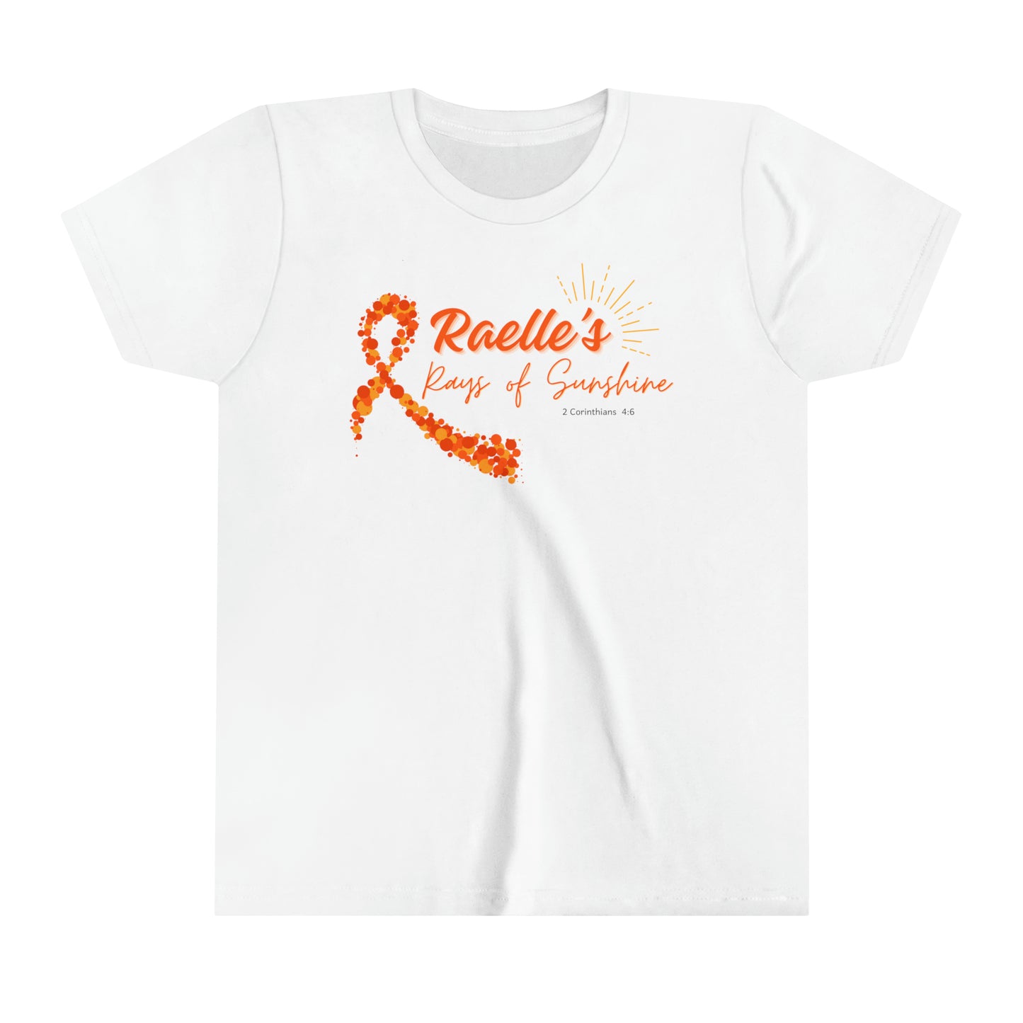 Raelle's Rays of Sunshine - (YOUTH) Bella Canvas Tee (FREE SHIPPING)