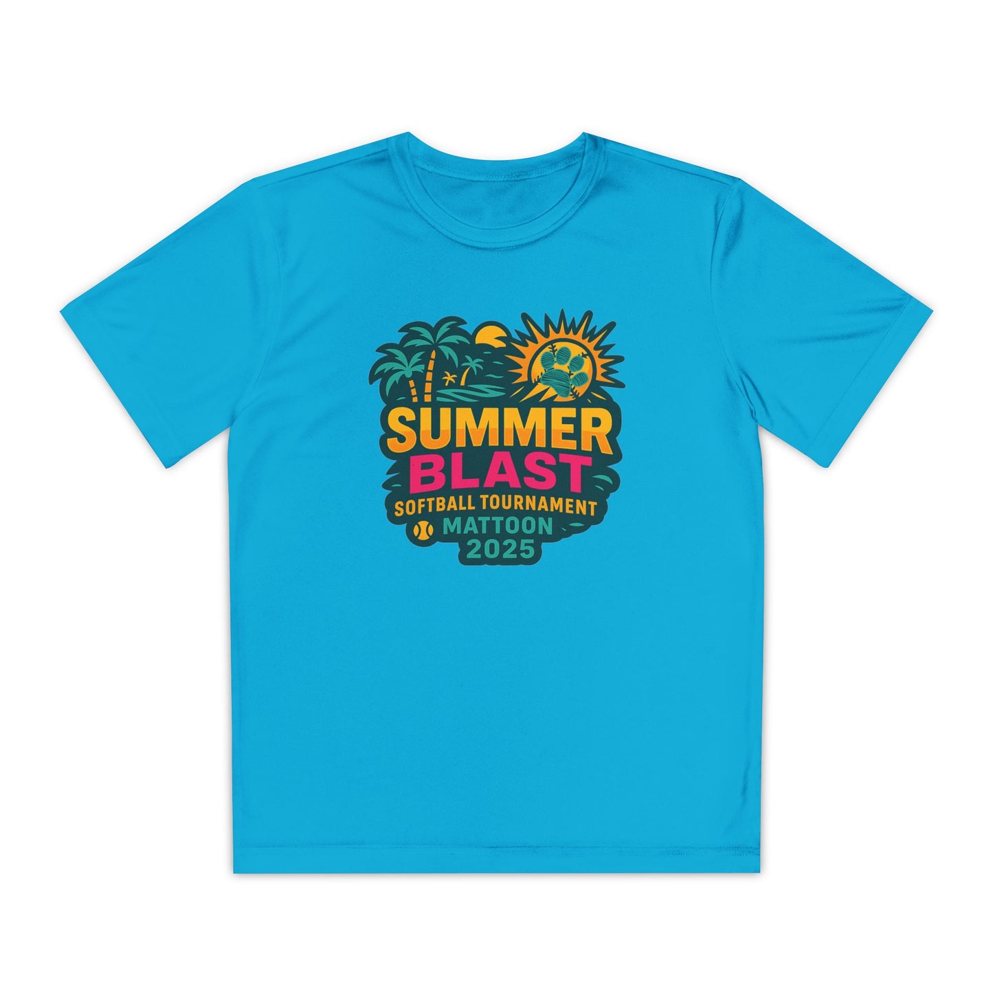 2025 Summer Blast Tournament Tee (ATHLETIC 100% POLYESTER)