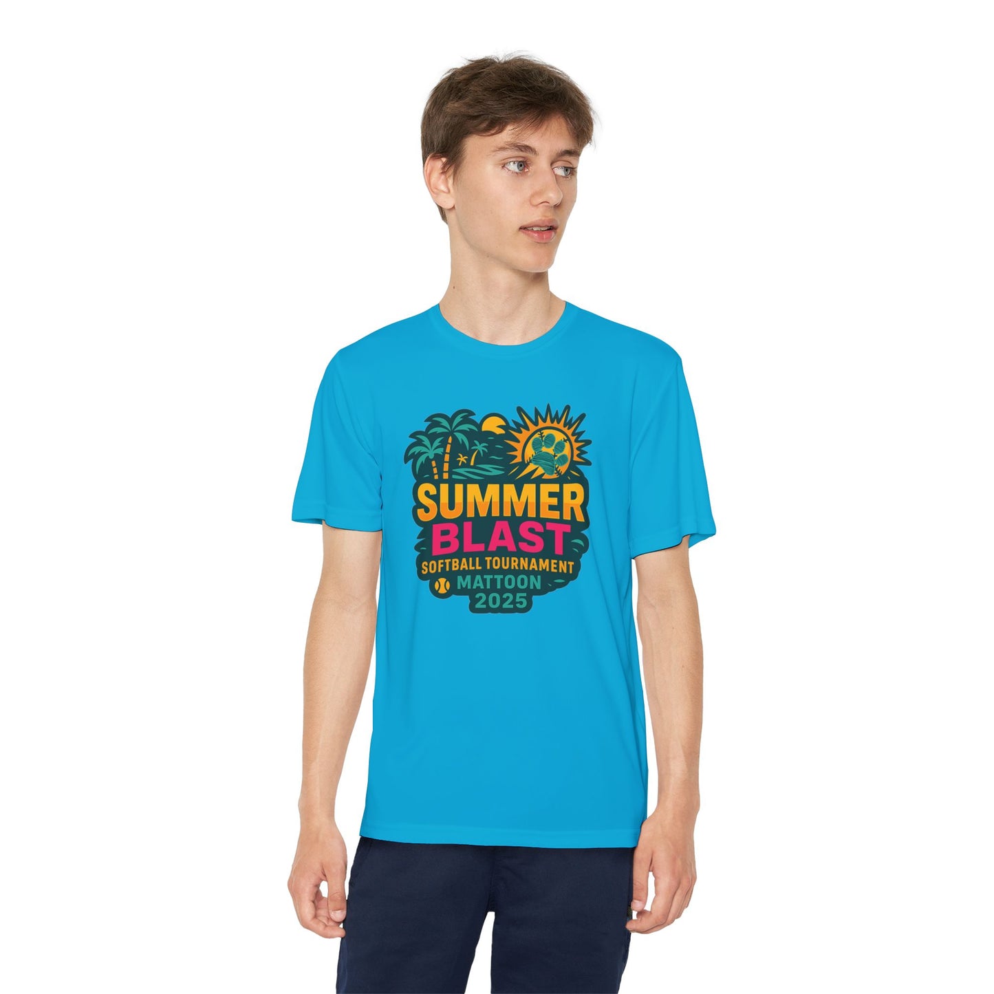 2025 Summer Blast Tournament Tee (ATHLETIC 100% POLYESTER)