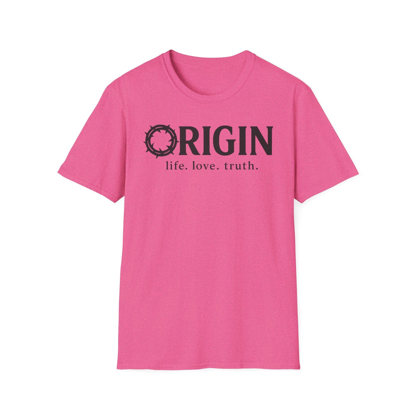 ORIGIN - life, love, truth - Inspirational Softstyle Tee