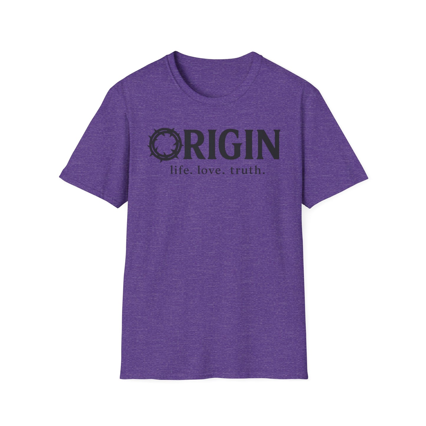 ORIGIN - life, love, truth - Inspirational Softstyle Tee