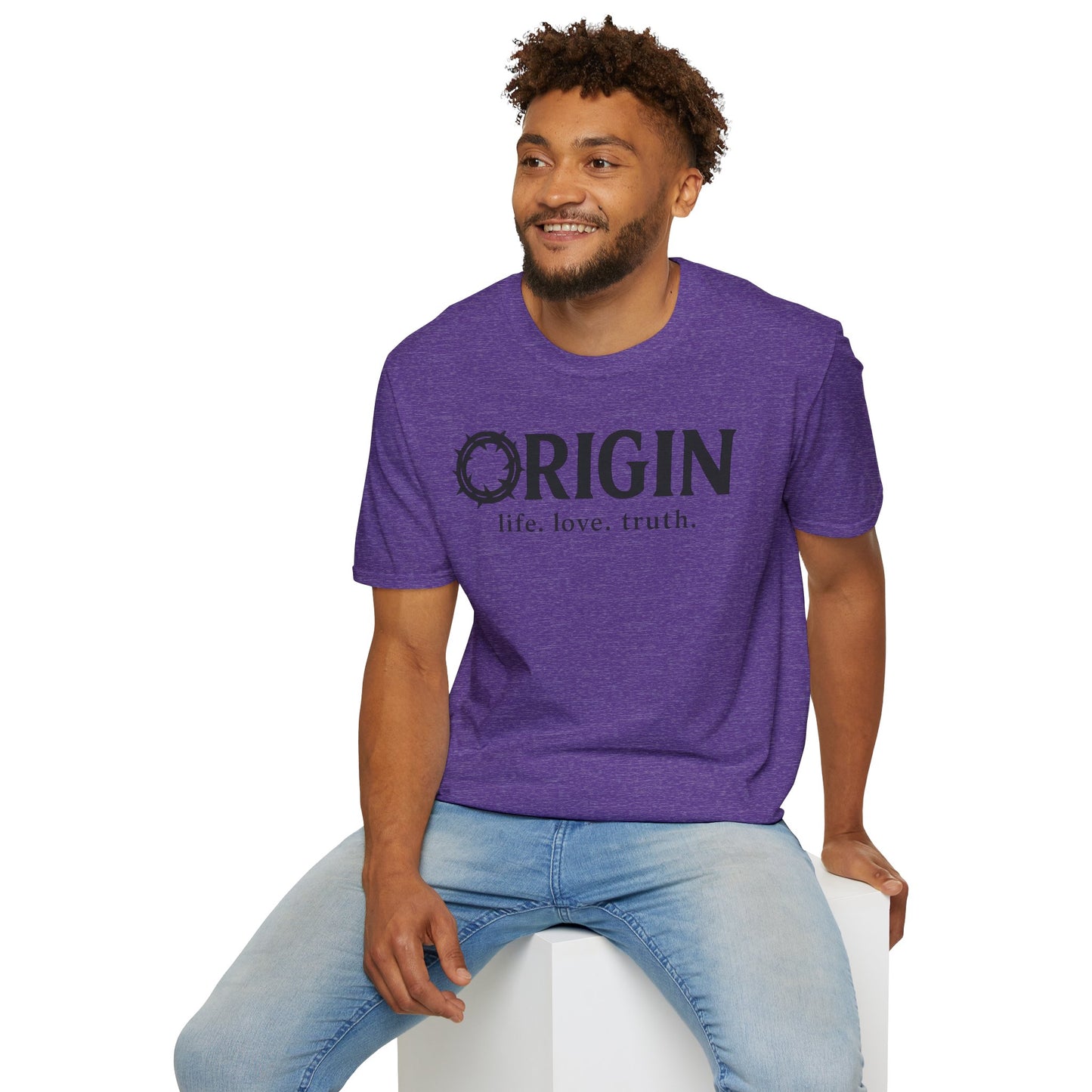 ORIGIN - life, love, truth - Inspirational Softstyle Tee