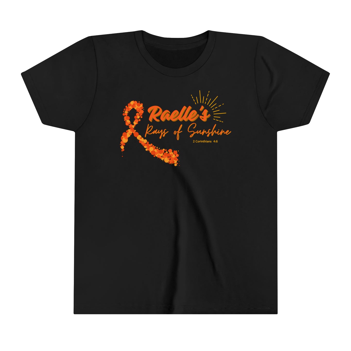 Raelle's Rays of Sunshine - (YOUTH) Bella Canvas Tee (FREE SHIPPING)