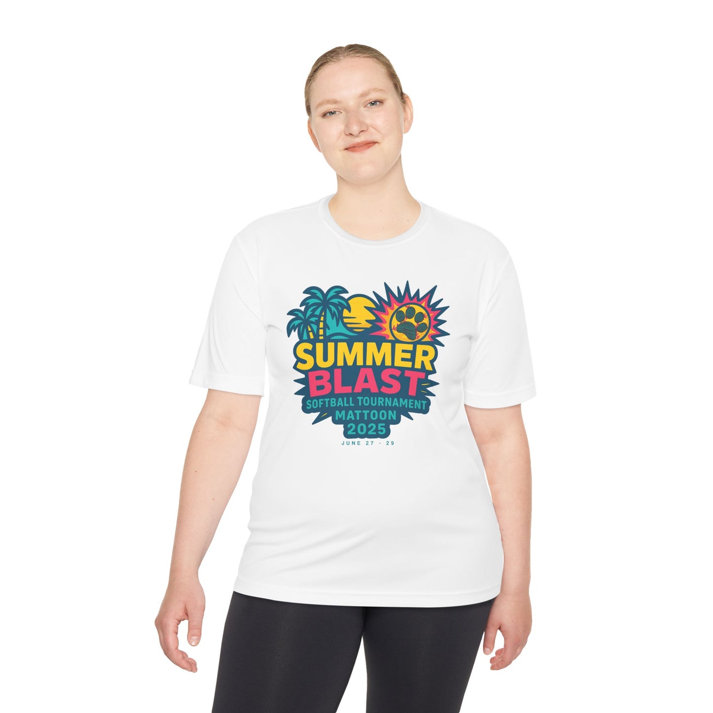 2025 Summer Blast Tournament (ADULT) Tee (ATHLETIC 100% POLYESTER)
