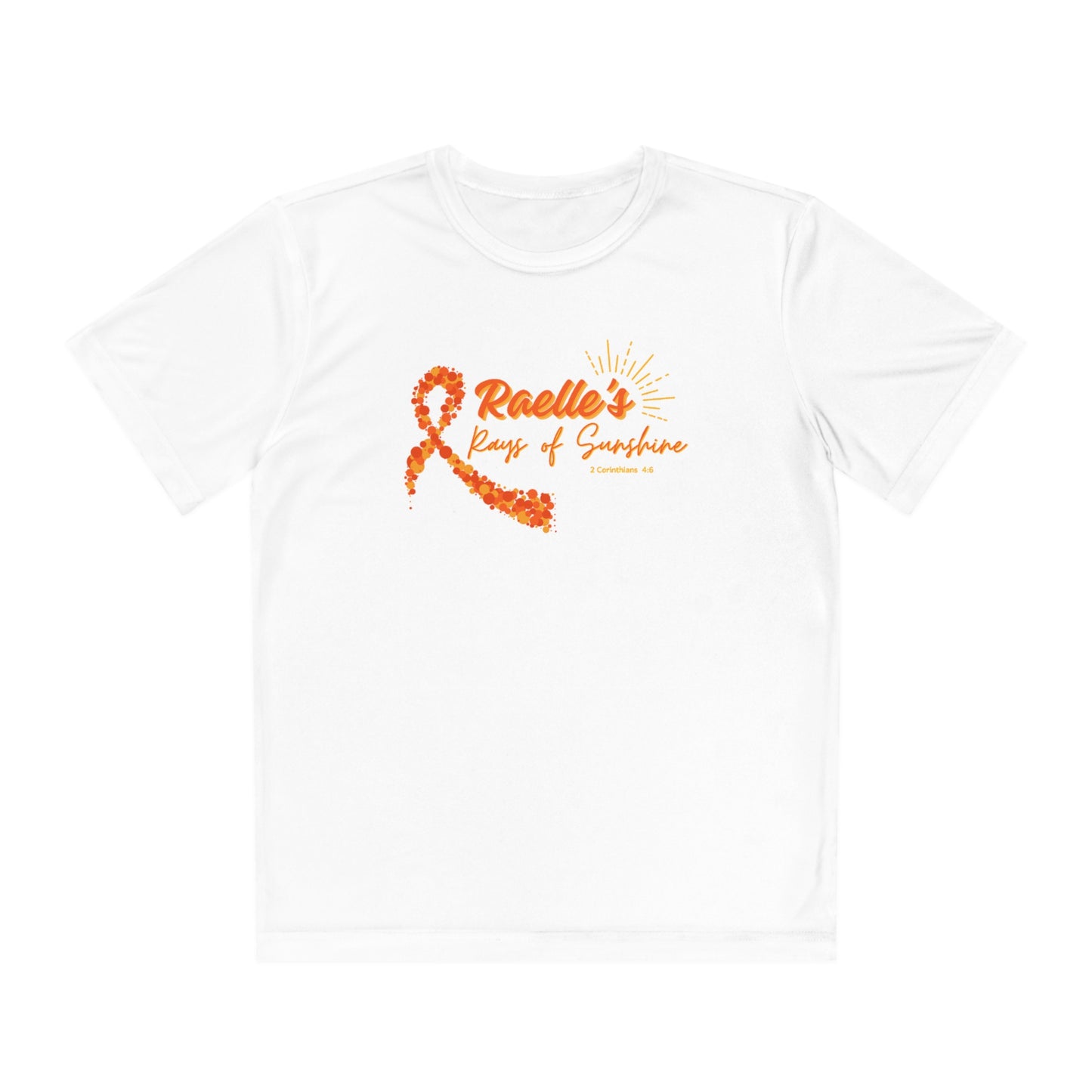 Raelle's Rays of Sunshine (YOUTH) Sport-Tek Athletic Style Tee (FREE SHIPPING)