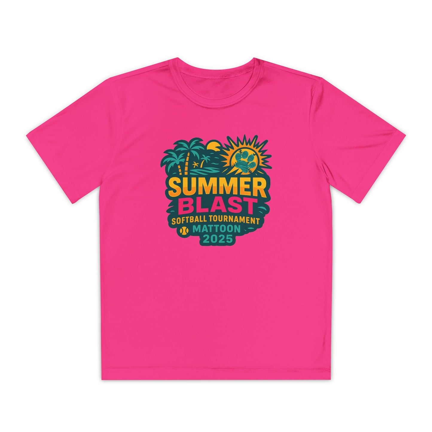 2025 Summer Blast Tournament Tee (ATHLETIC 100% POLYESTER)