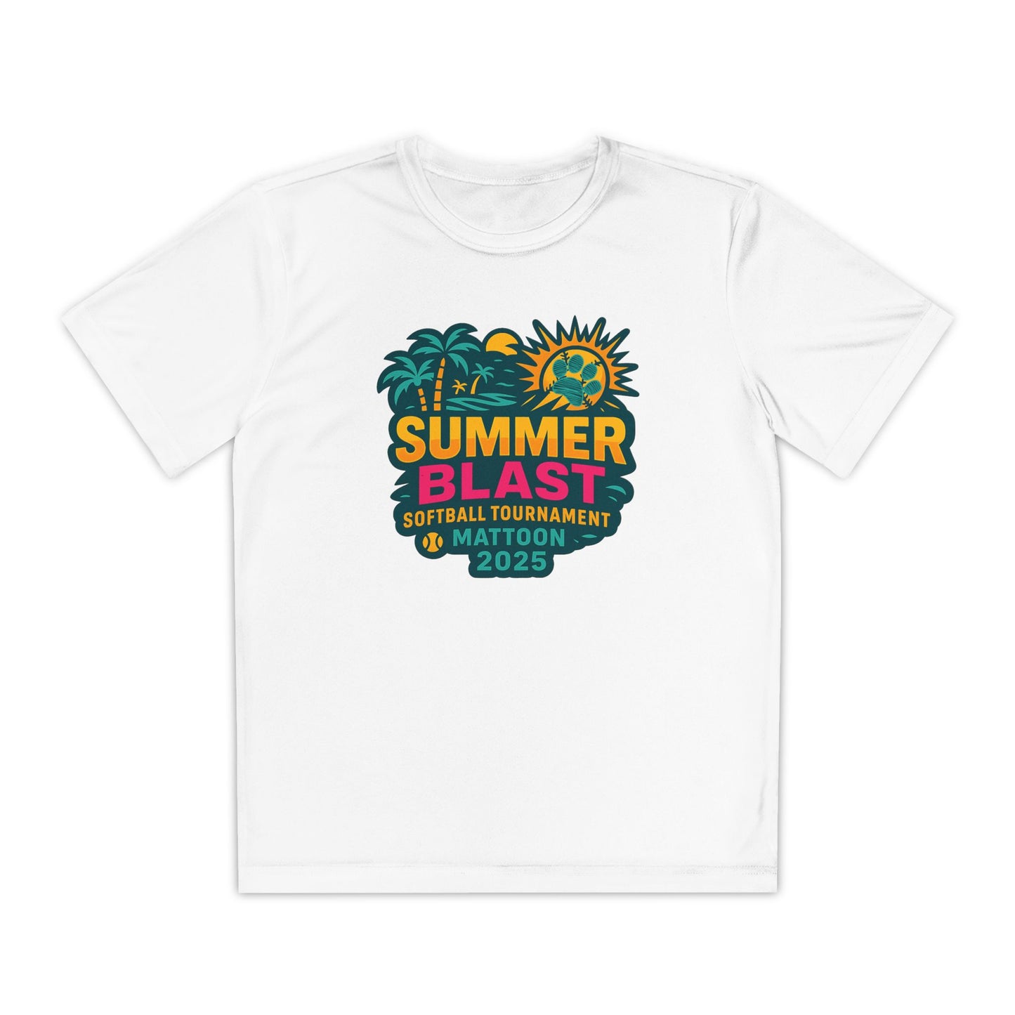 2025 Summer Blast Tournament Tee (ATHLETIC 100% POLYESTER)