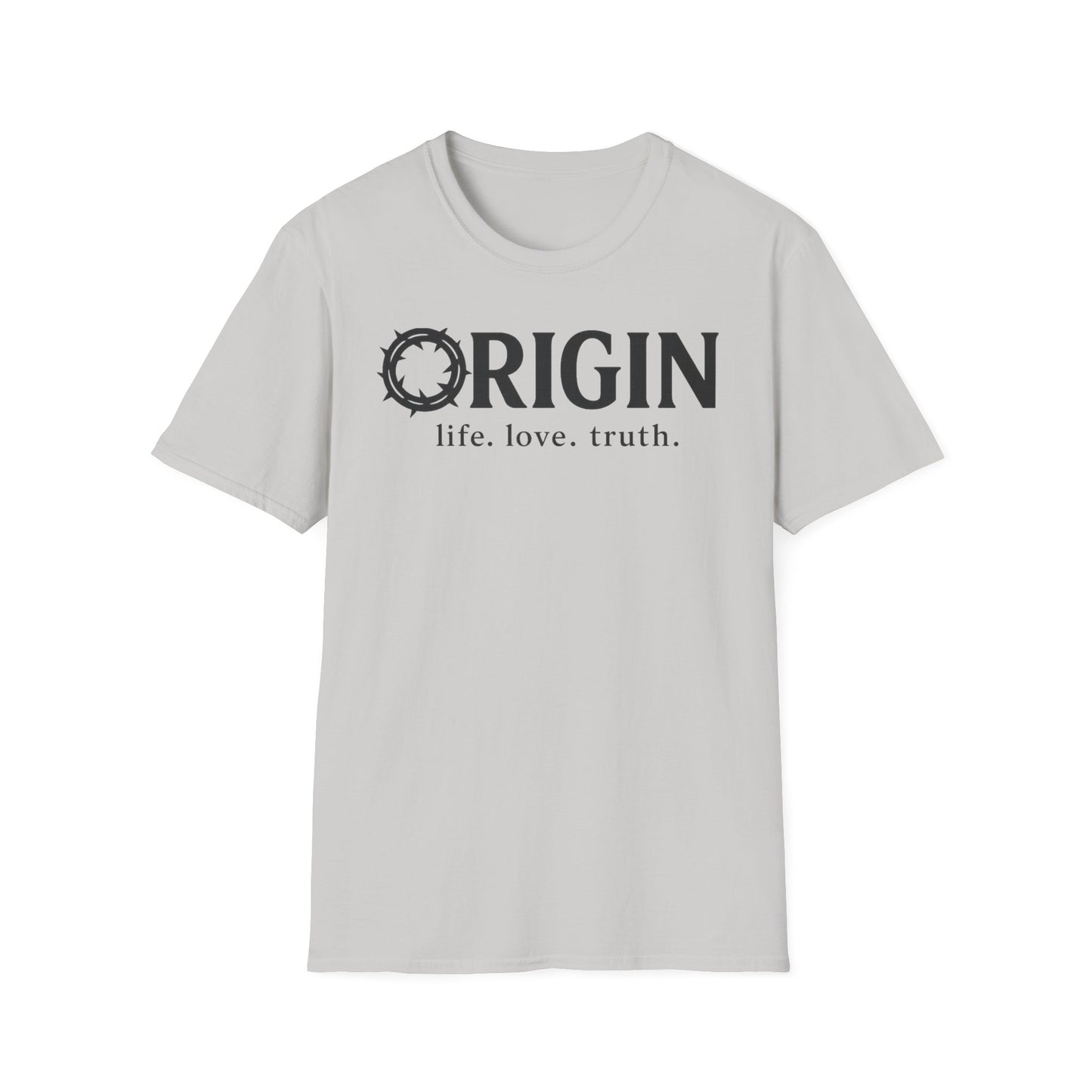 ORIGIN - life, love, truth - Inspirational Softstyle Tee