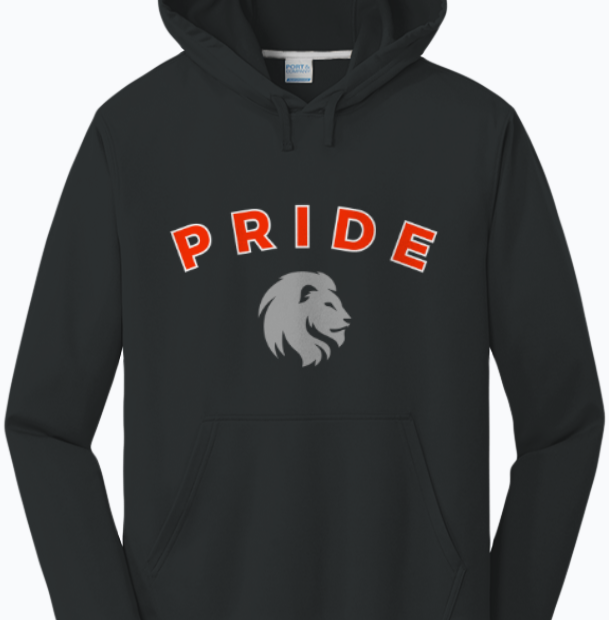 Mattoon Pride Baseball Hoodie 1108 - BLACK