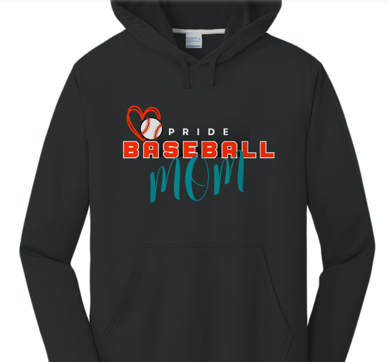 Mattoon Pride Baseball Hoodie 1118 - BLACK