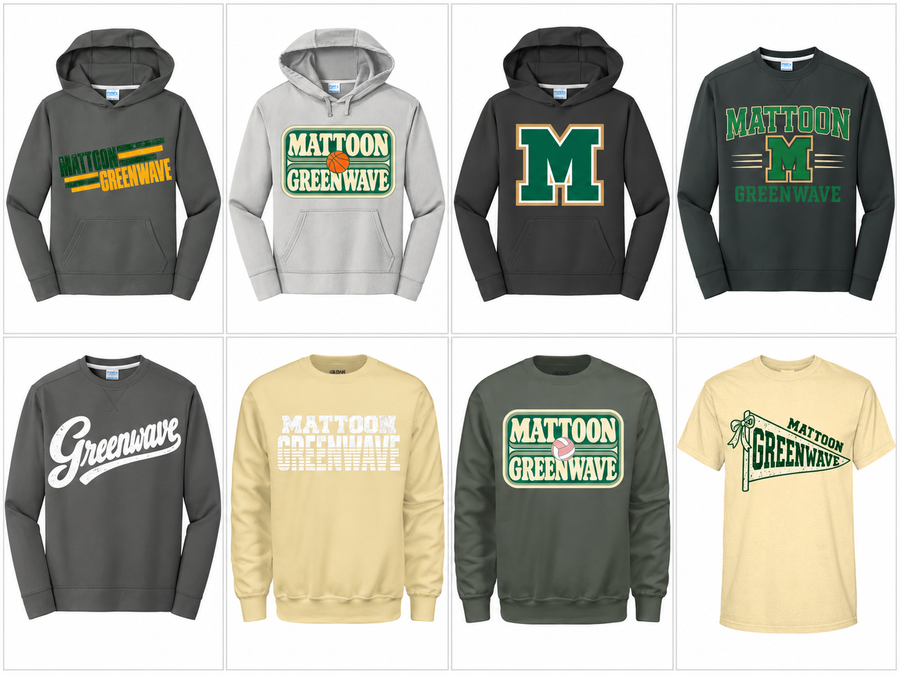 Mattoon Greenwave apparel