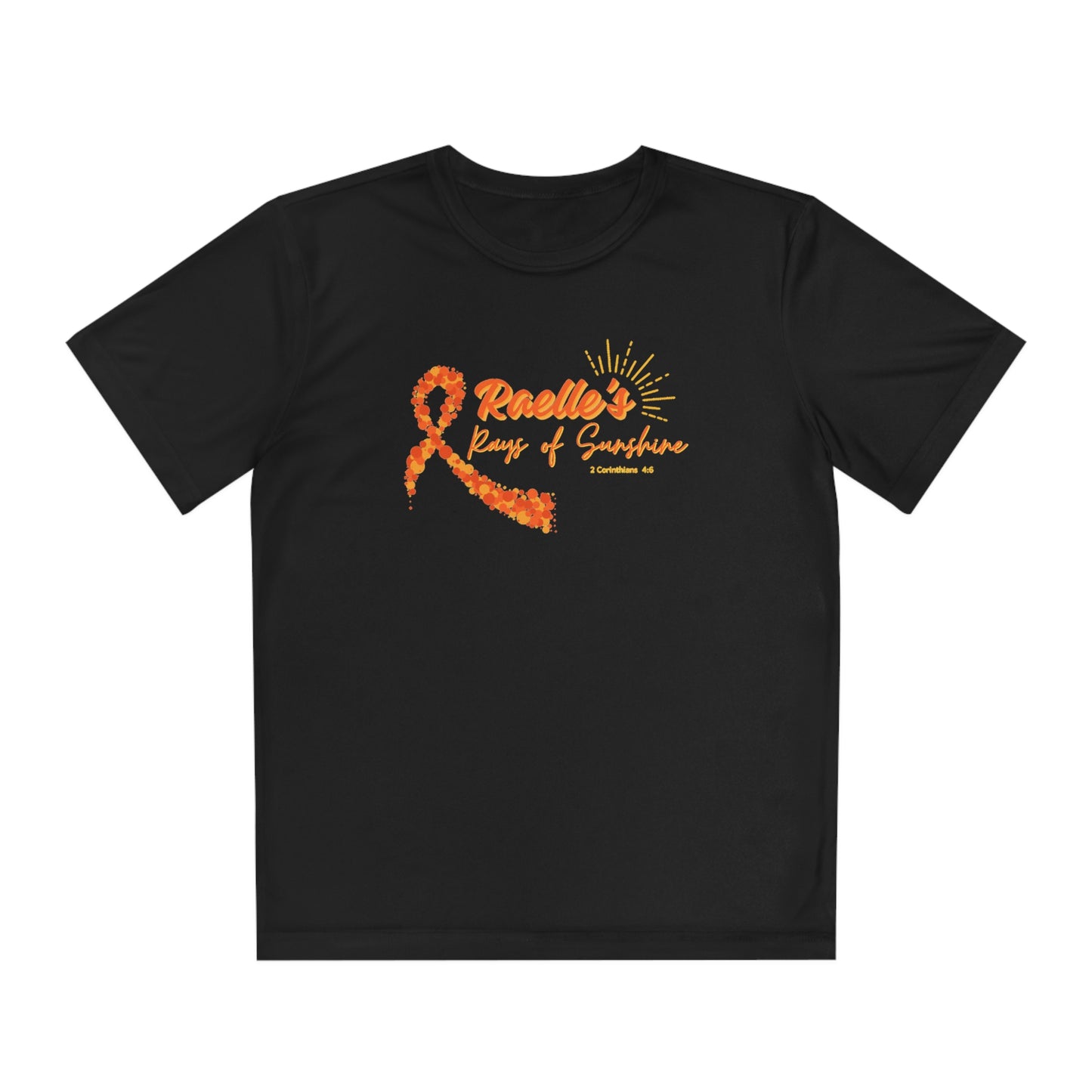 Raelle's Rays of Sunshine (YOUTH) Sport-Tek Athletic Style Tee (FREE SHIPPING)