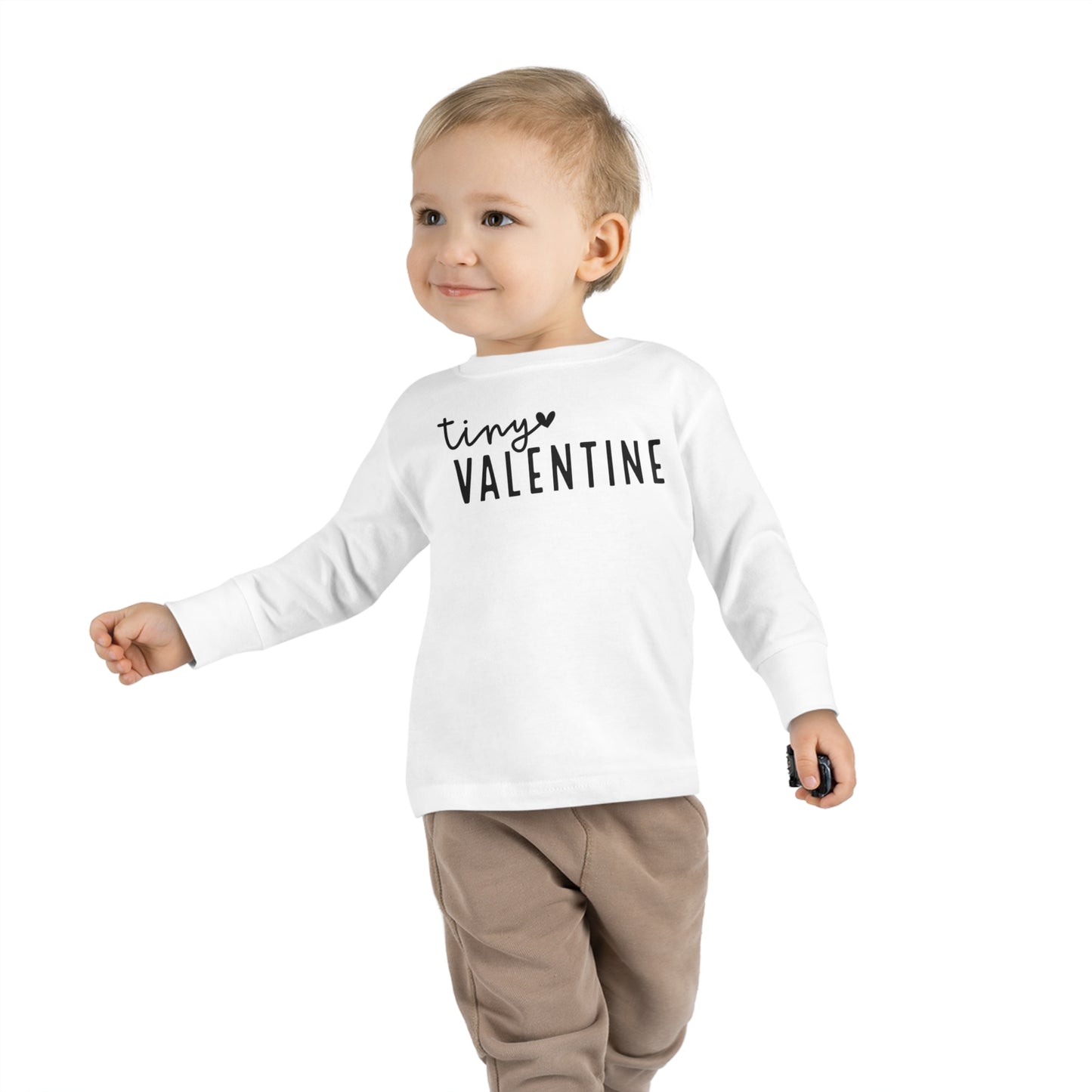 TINY VALENTINE - Toddler Long Sleeve Tee - Multiple Sizes & Colors - FREE SHIPPING