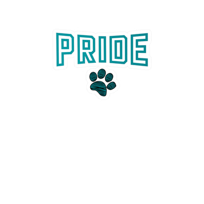 Pride Softball Kiss-Cut Vinyl Decals