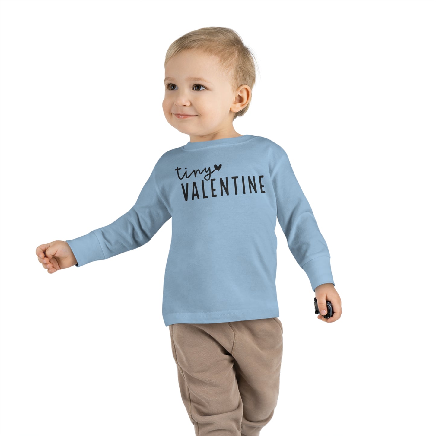 TINY VALENTINE - Toddler Long Sleeve Tee - Multiple Sizes & Colors - FREE SHIPPING