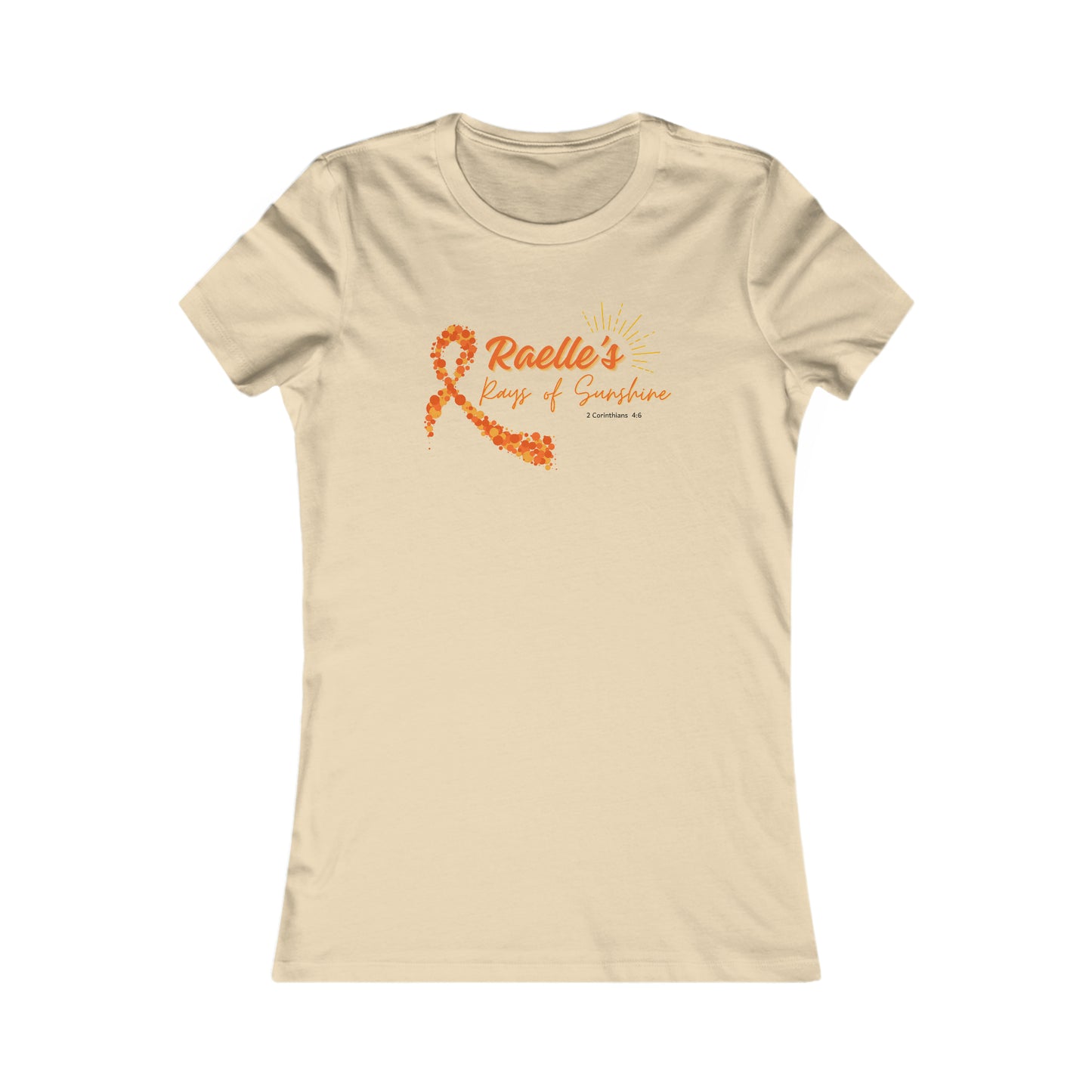 Raelle's Ray of Sunshine (Women's) Bella Canvas Favorite Tee (FREE SHIPPING)