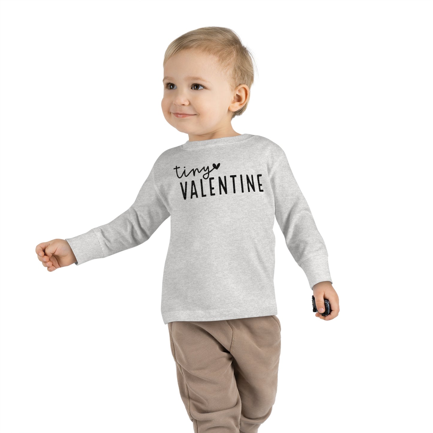 TINY VALENTINE - Toddler Long Sleeve Tee - Multiple Sizes & Colors - FREE SHIPPING