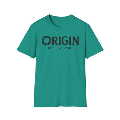 ORIGIN - life, love, truth - Inspirational Softstyle Tee