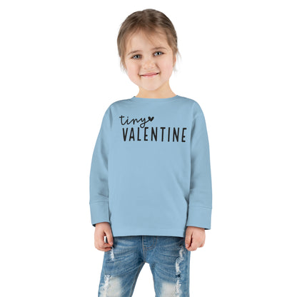 TINY VALENTINE - Toddler Long Sleeve Tee - Multiple Sizes & Colors - FREE SHIPPING