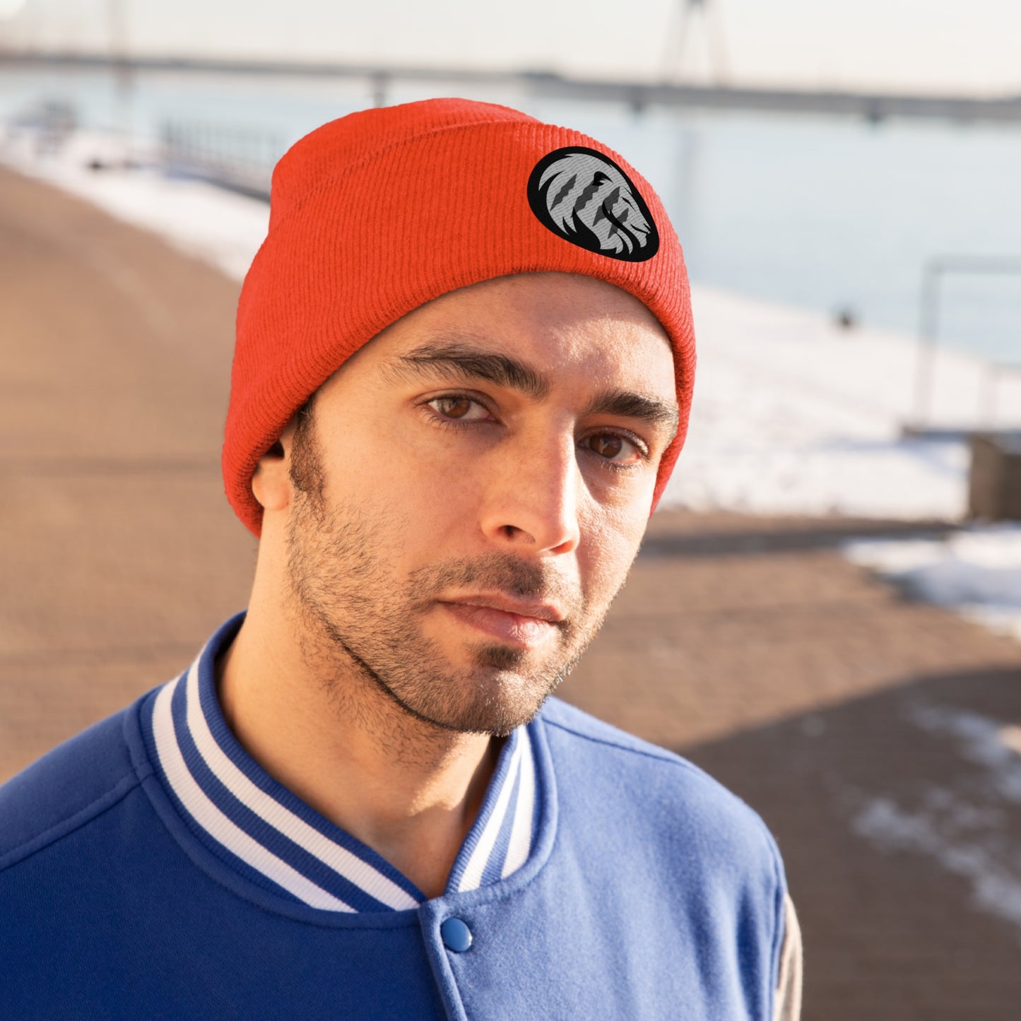 Pride Baseball Embroidered Knit Beanie