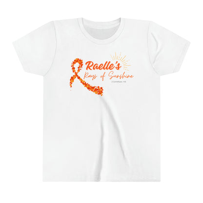 Raelle's Rays of Sunshine - (YOUTH) Bella Canvas Tee (FREE SHIPPING)