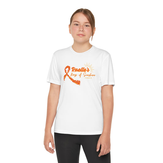 Raelle's Rays of Sunshine (YOUTH) Sport-Tek Athletic Style Tee (FREE SHIPPING)
