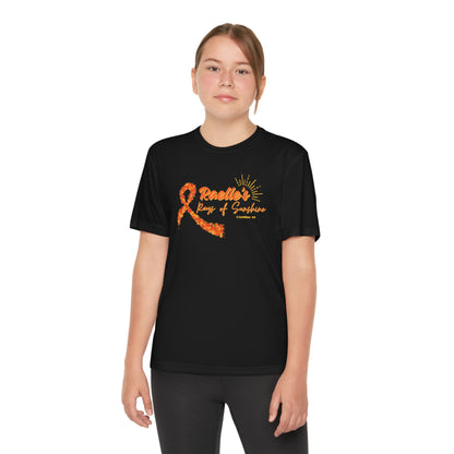 Raelle's Rays of Sunshine (YOUTH) Sport-Tek Athletic Style Tee (FREE SHIPPING)