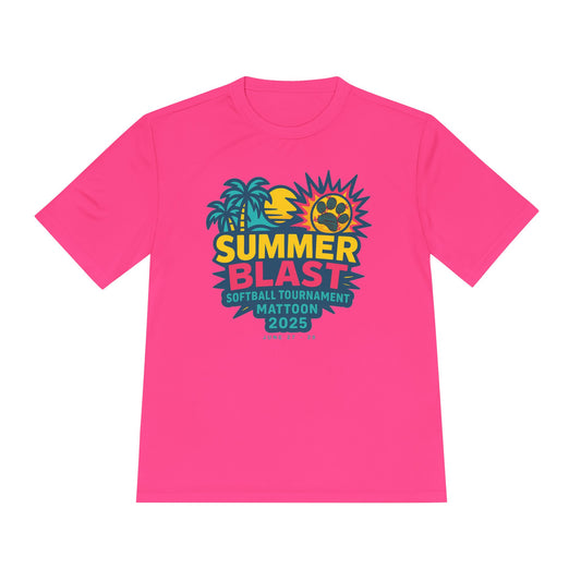 2025 Summer Blast Tournament (ADULT) Tee (ATHLETIC 100% POLYESTER)