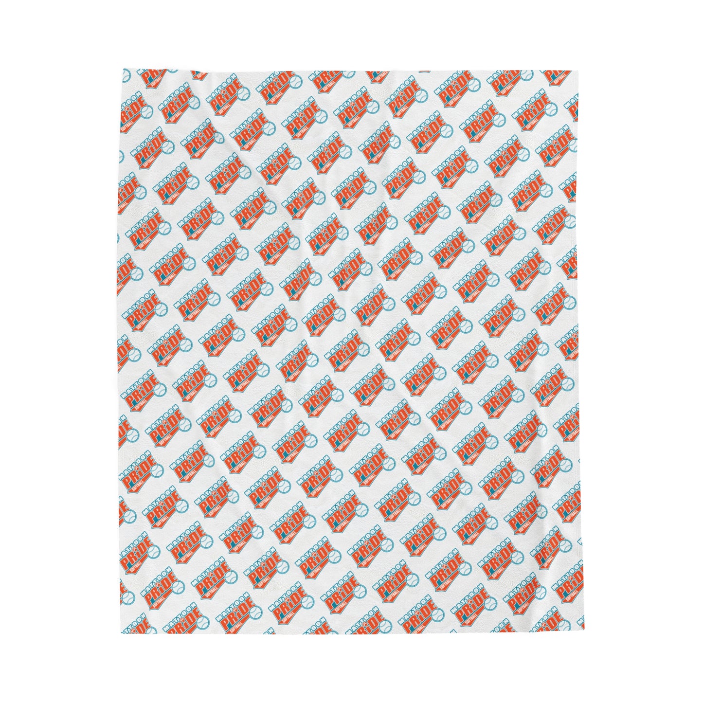 Vintage Pride Softball - Velveteen Plush Blanket