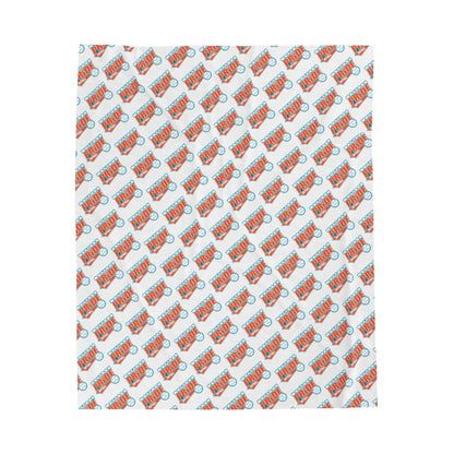 Vintage Pride Softball - Velveteen Plush Blanket