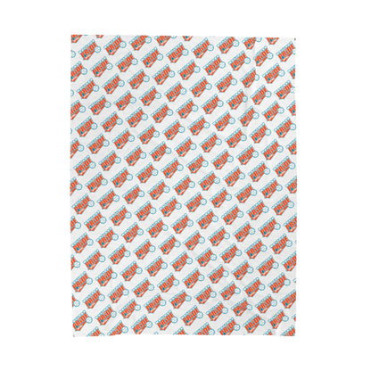 Vintage Pride Softball - Velveteen Plush Blanket