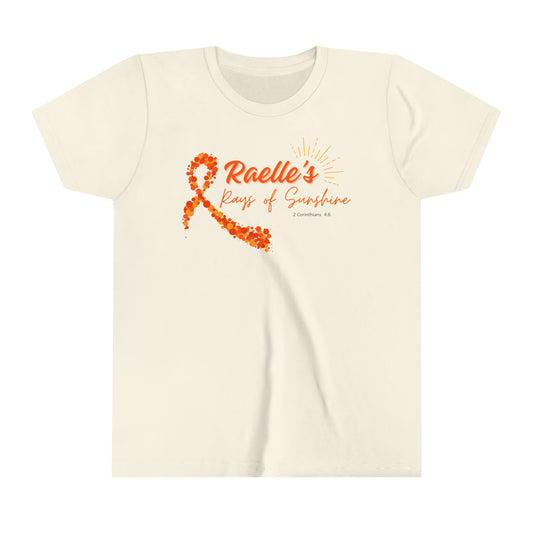 Raelle's Rays of Sunshine - (YOUTH) Bella Canvas Tee (FREE SHIPPING)