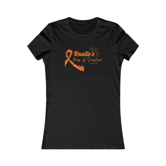Raelle's Ray of Sunshine (Women's) Bella Canvas Favorite Tee (FREE SHIPPING)