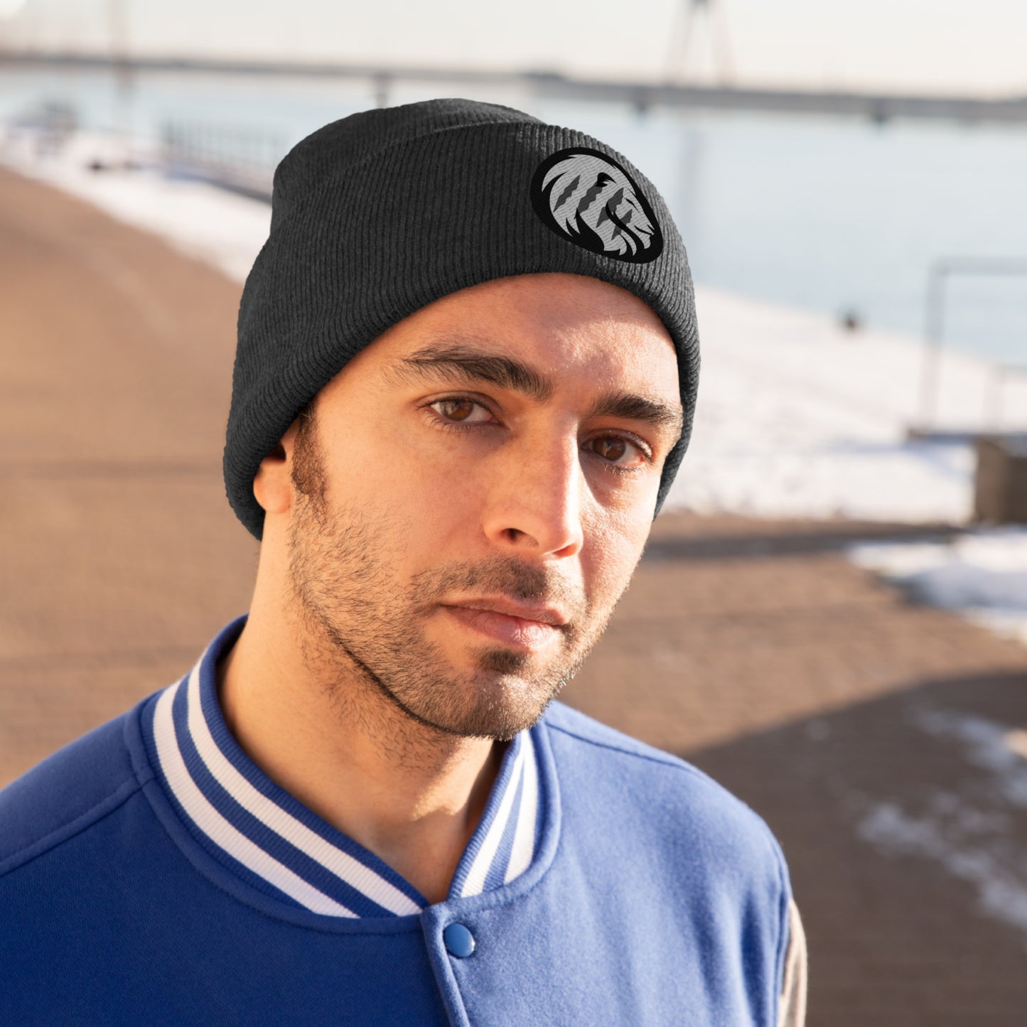 Pride Baseball Embroidered Knit Beanie