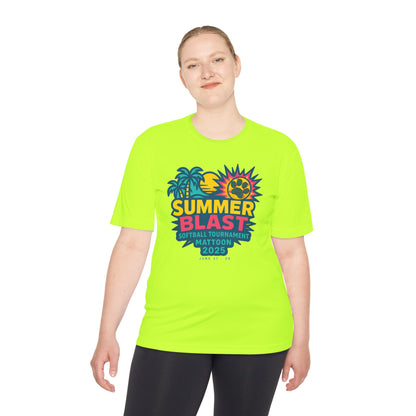 2025 Summer Blast Tournament (ADULT) Tee (ATHLETIC 100% POLYESTER)