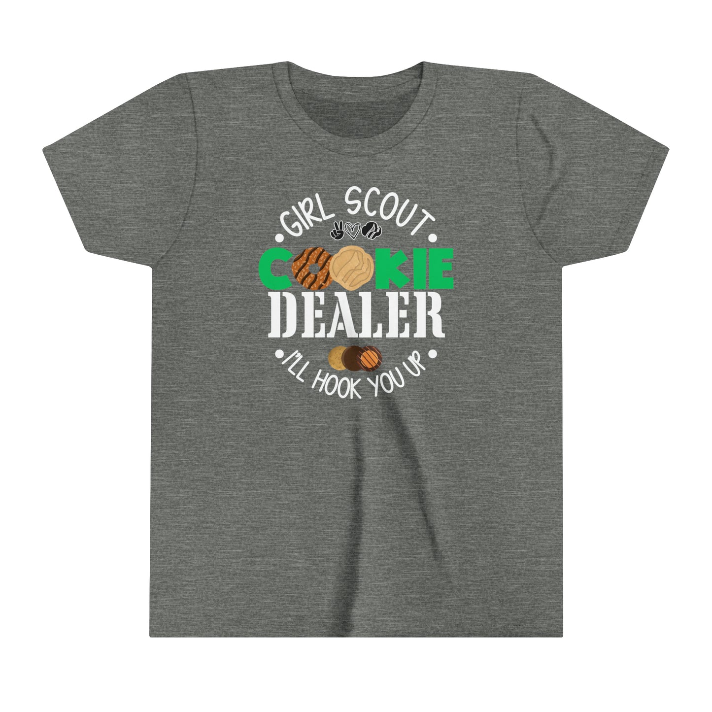(YOUTH) "Cookie Dealer" Bella Canvas Tee