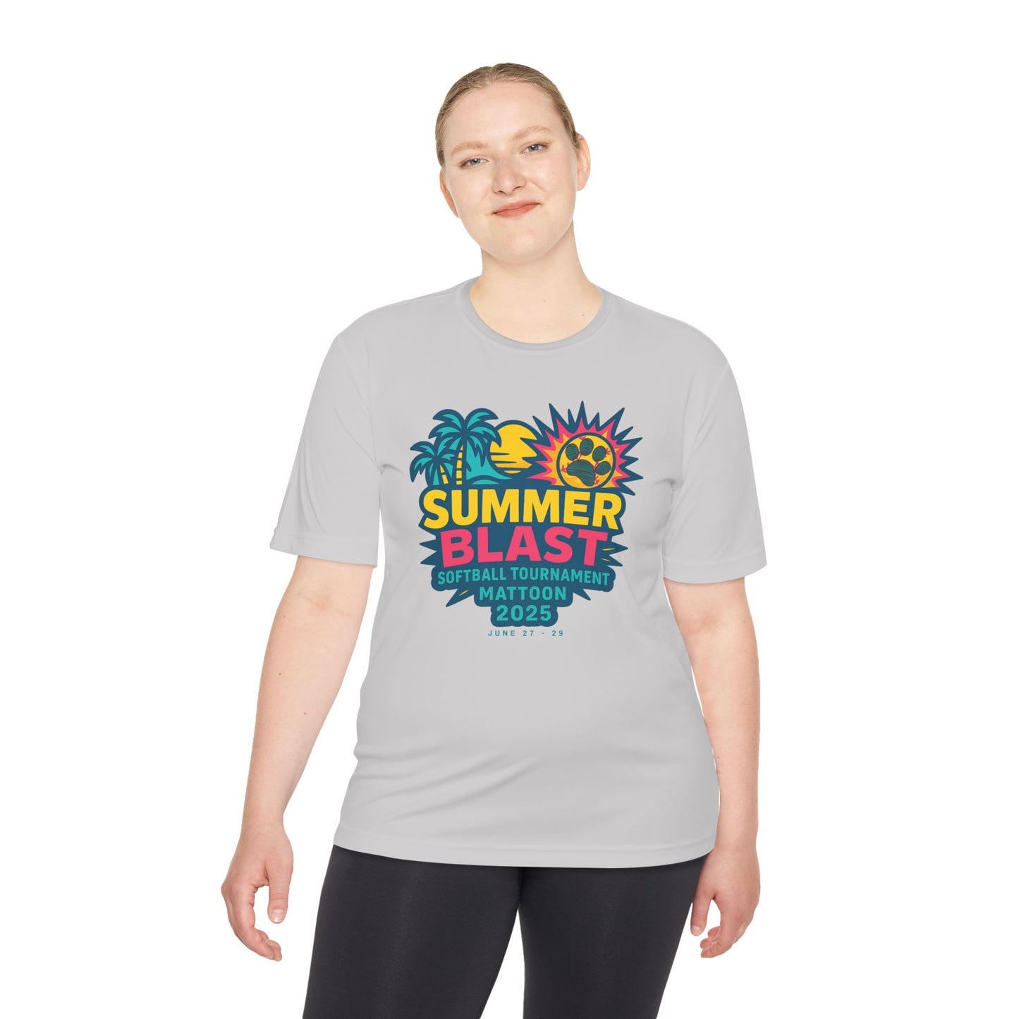 2025 Summer Blast Tournament (ADULT) Tee (ATHLETIC 100% POLYESTER)
