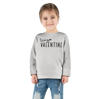 TINY VALENTINE - Toddler Long Sleeve Tee - Multiple Sizes & Colors - FREE SHIPPING
