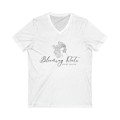 Unisex Jersey Short Sleeve V-Neck Tee