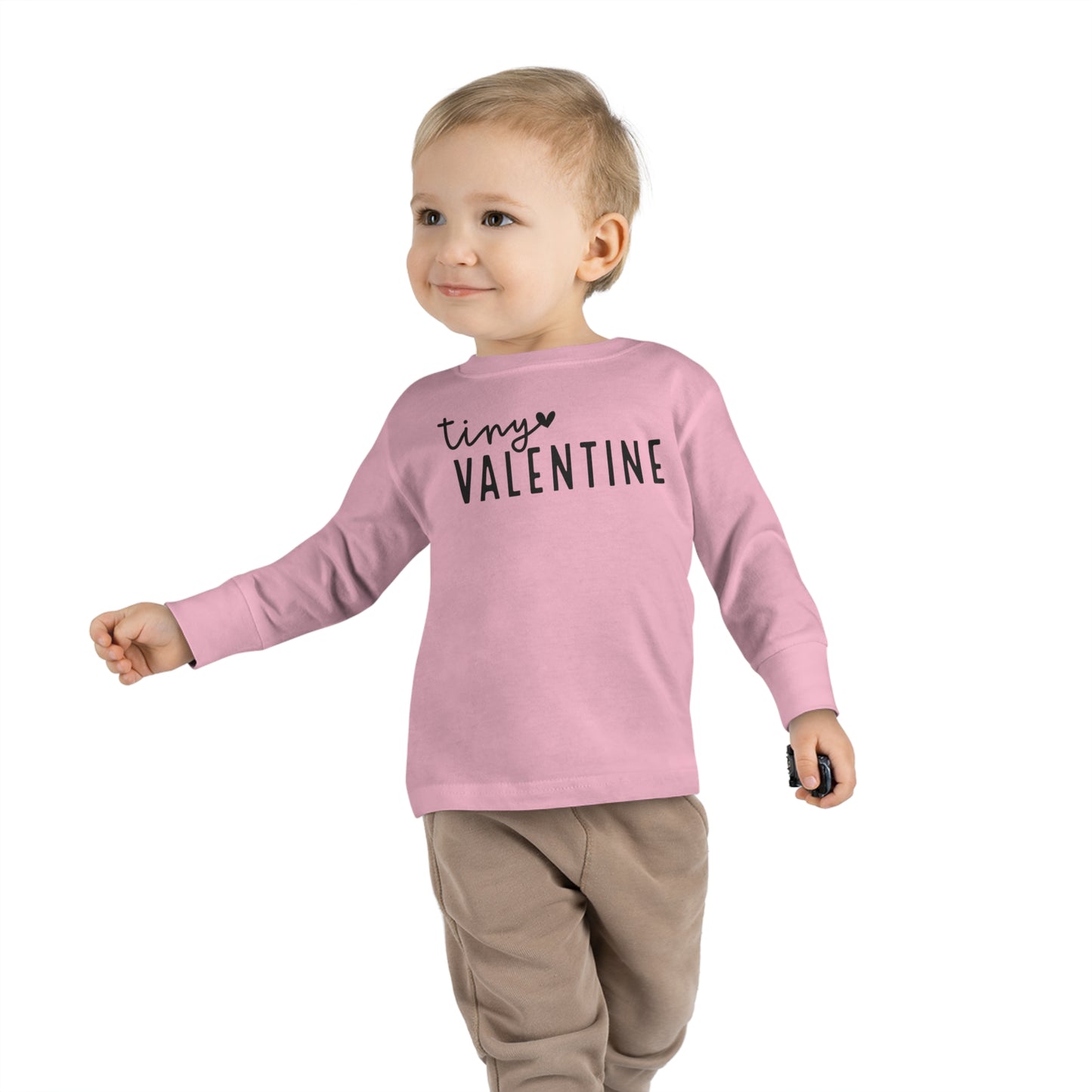 TINY VALENTINE - Toddler Long Sleeve Tee - Multiple Sizes & Colors - FREE SHIPPING