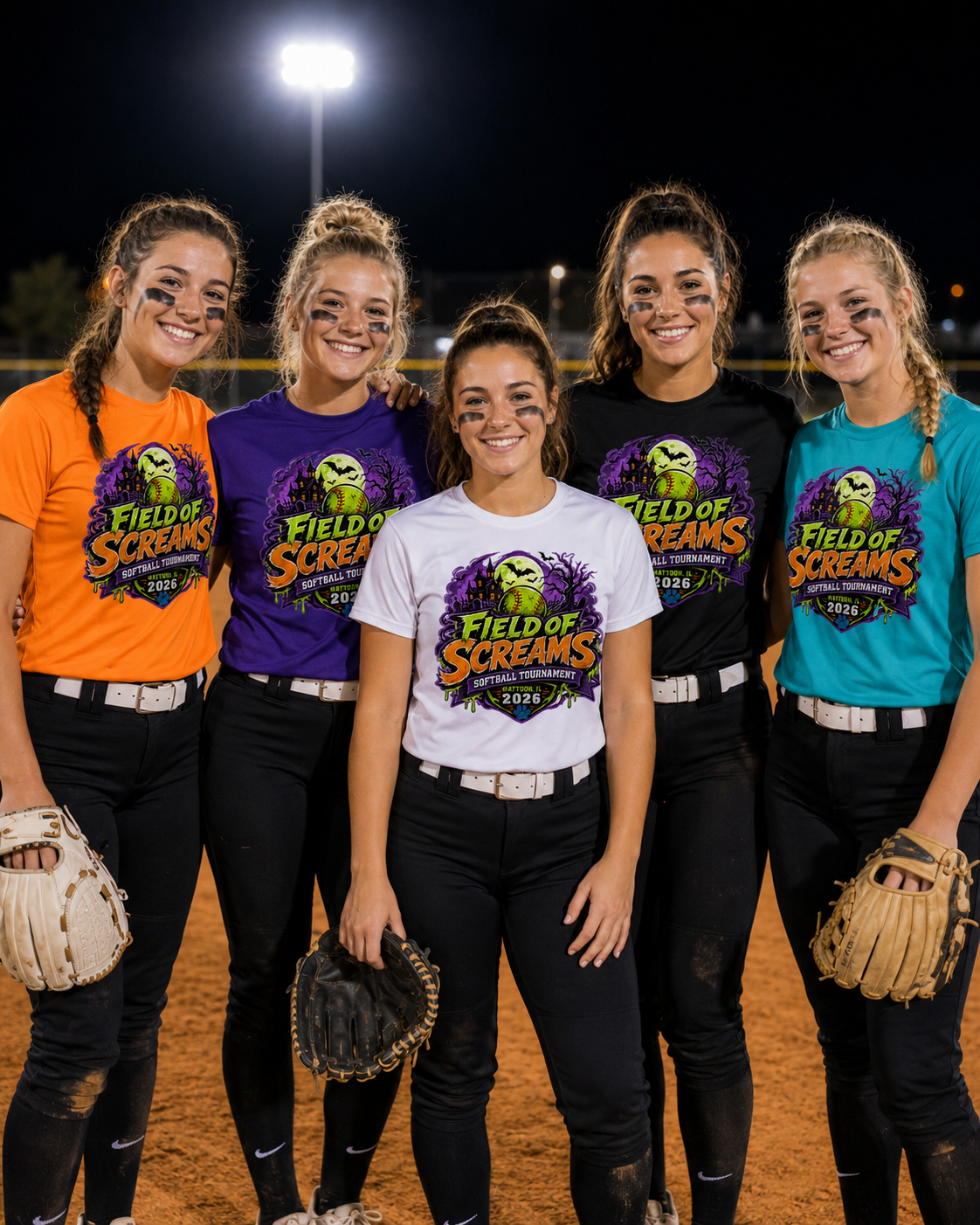 ADULT 2026 Field of Screams SOFTBALL Athletic Style Tee