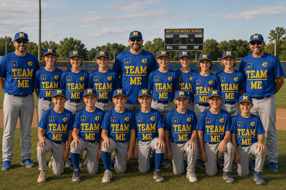 (ADULT) MMS Baseball Team over Me 47 Performance Style Tees