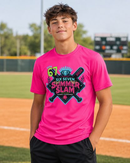 YOUTH - SIX SEVEN Summer Slam Tournament Tee - Athletic Style (Multiple Color Choices)