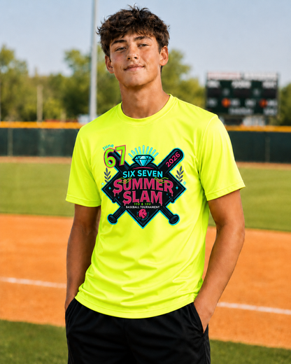 YOUTH - SIX SEVEN Summer Slam Tournament Tee - Athletic Style (Multiple Color Choices)