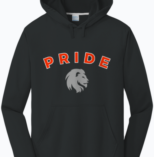 Mattoon Pride Baseball Hoodie 1108 - BLACK