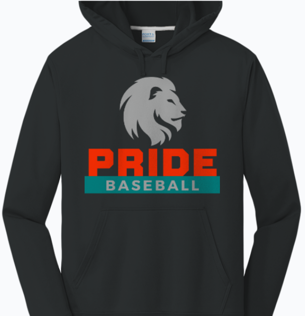 Mattoon Pride Baseball Hoodie 1116 - BLACK